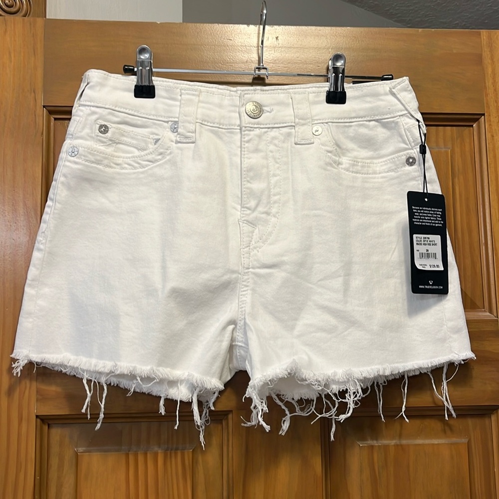 True Religion Maisiey High Rise Shorts